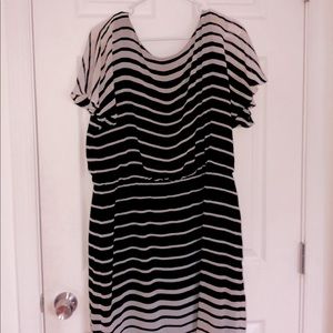 White House Black Market B&W Dress